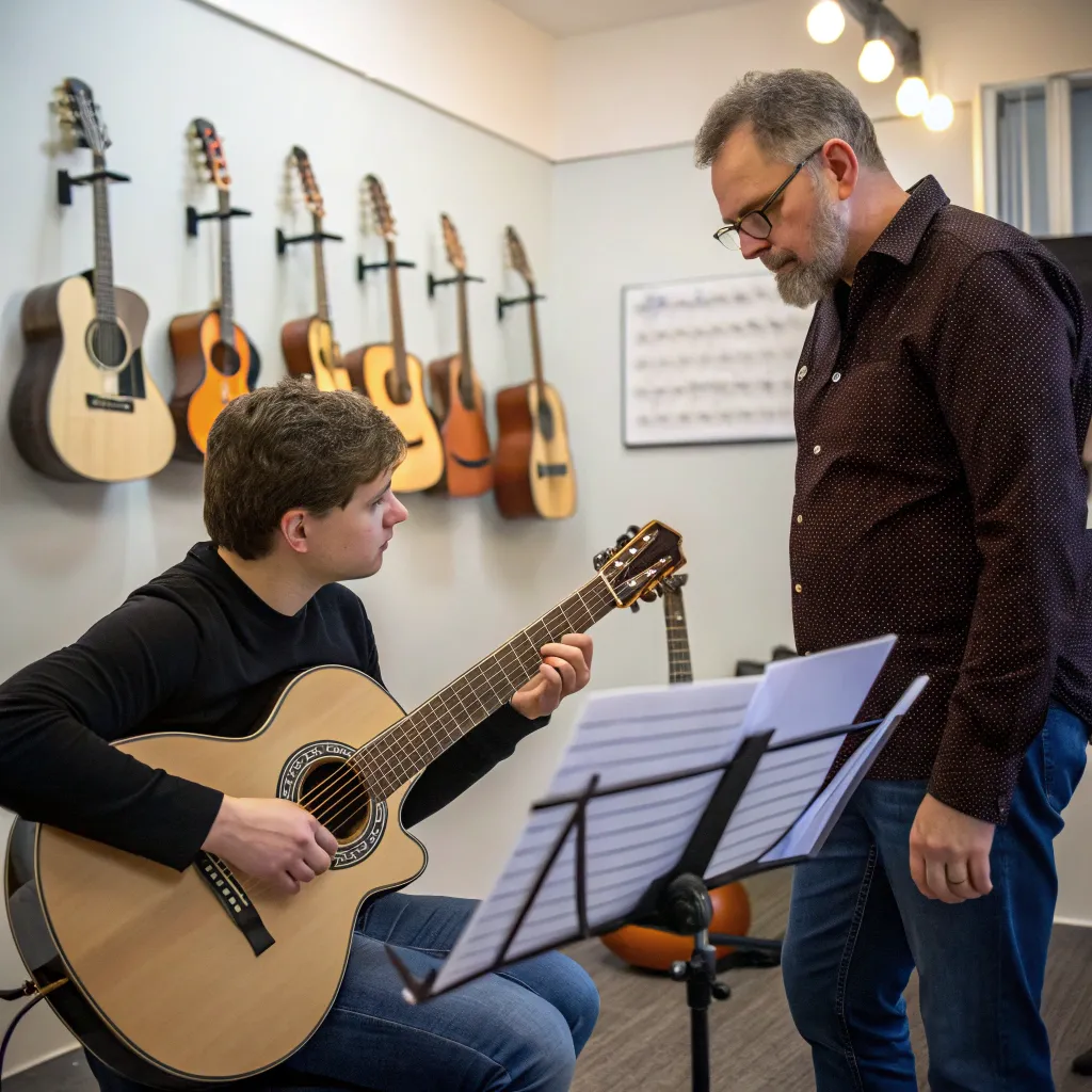 Guitar lessons for intermediate players